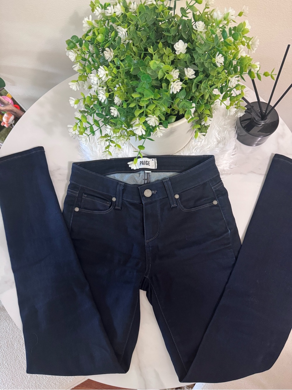 PAIGE Skyline Ankle Skinny Jeans - 26